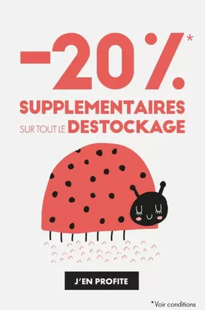 Promos de Enfants et Jeux à Paris | Super Déstockage : 20% supplémentaires ! sur Aubert | 10/01/2025 - 11/02/2025