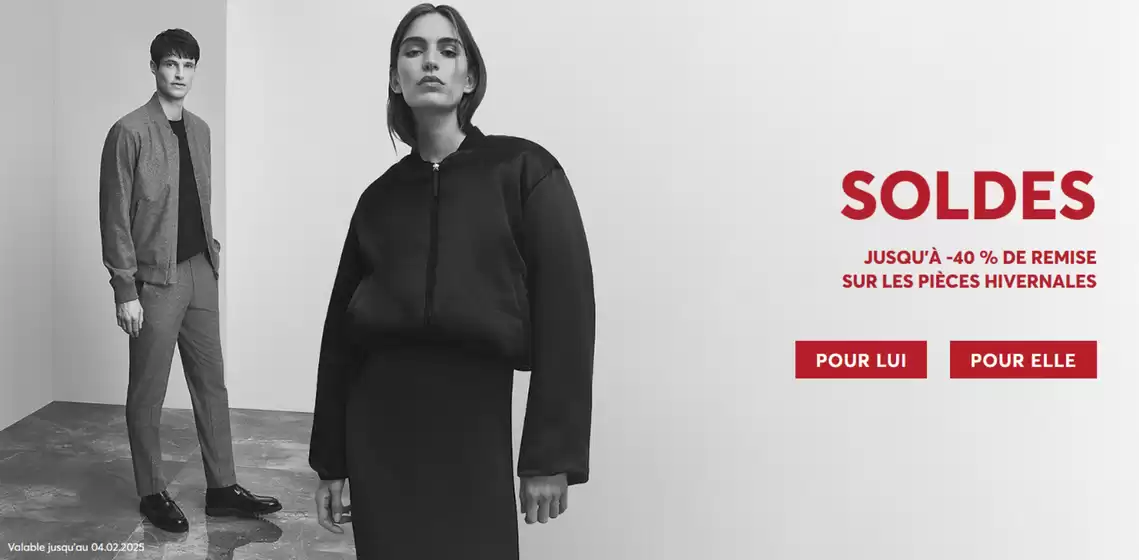 SOLDES – Jusqu’à -40 %