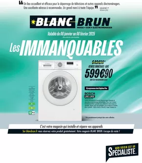 Promos de Multimédia et Electroménager à Sélestat | Janvier 2025 sur Blanc Brun | 10/01/2025 - 08/02/2025