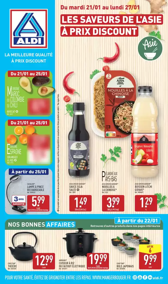 Les saveurs de l'Asie à prix discount