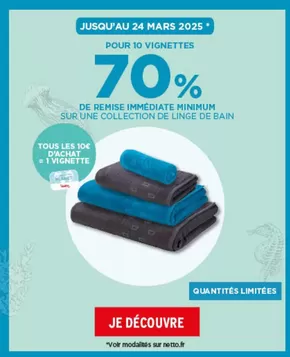 Catalogue Netto à Aubenas | Jusqu'à -70% de remise immédiate minimum | 14/01/2025 - 24/03/2025