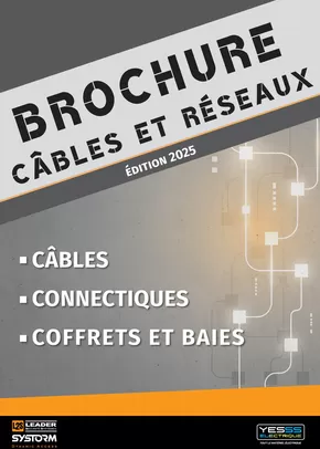 Promos de Bricolage à Nice | Gamme Cable Reseaux L2S 2025 sur Yesss Electrique | 14/01/2025 - 31/12/2025