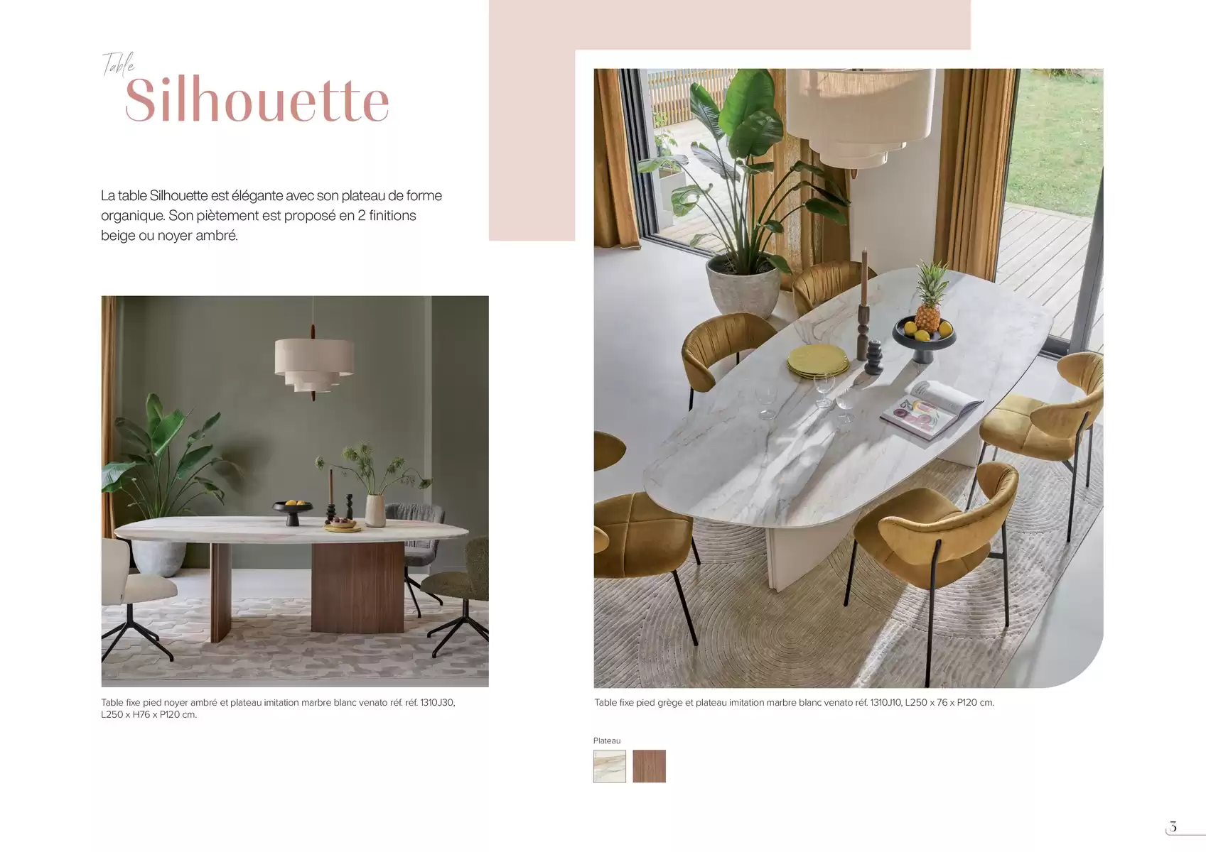 Catalogue Collection Tables & chaises, page 00003