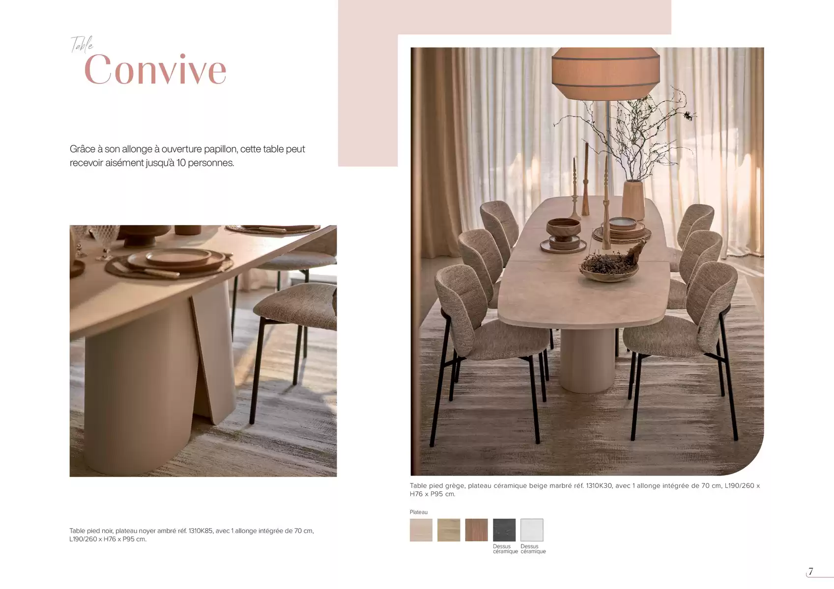 Catalogue Collection Tables & chaises, page 00007