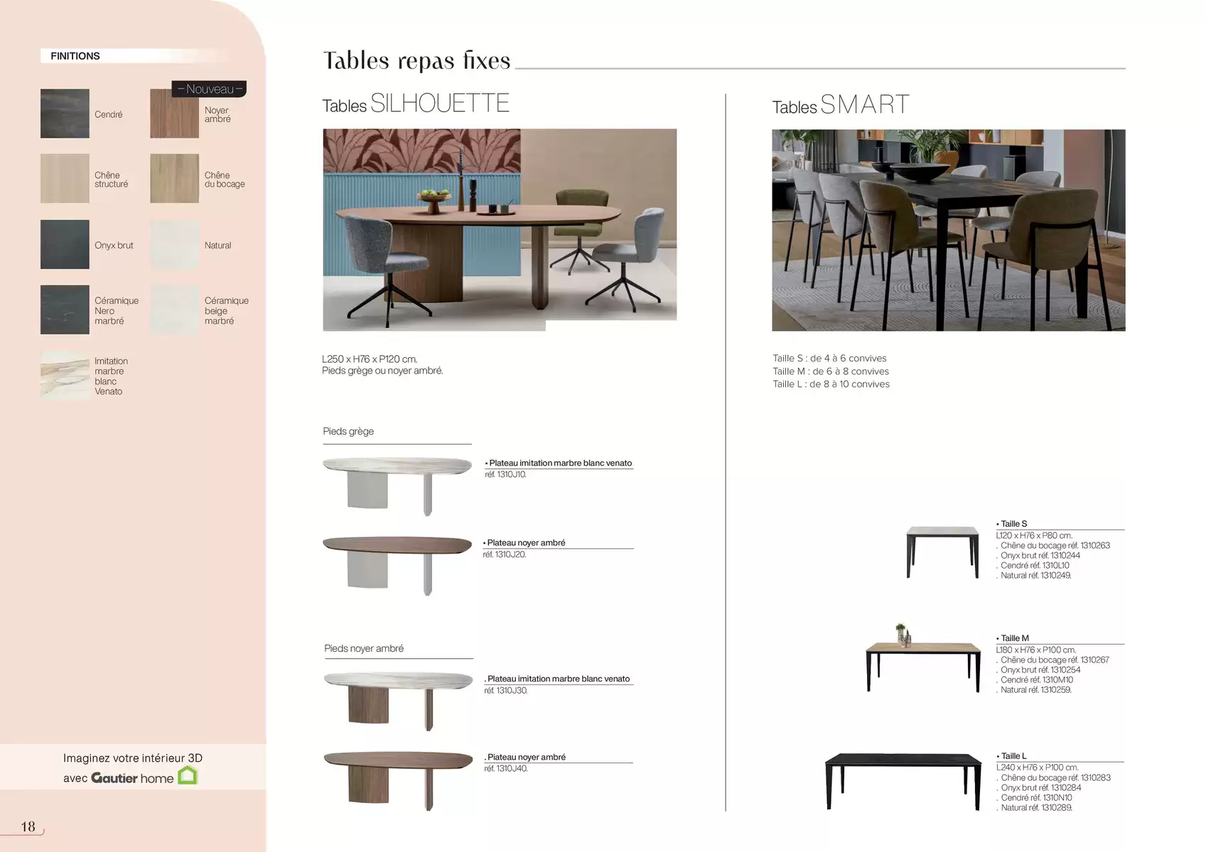 Catalogue Collection Tables & chaises, page 00018