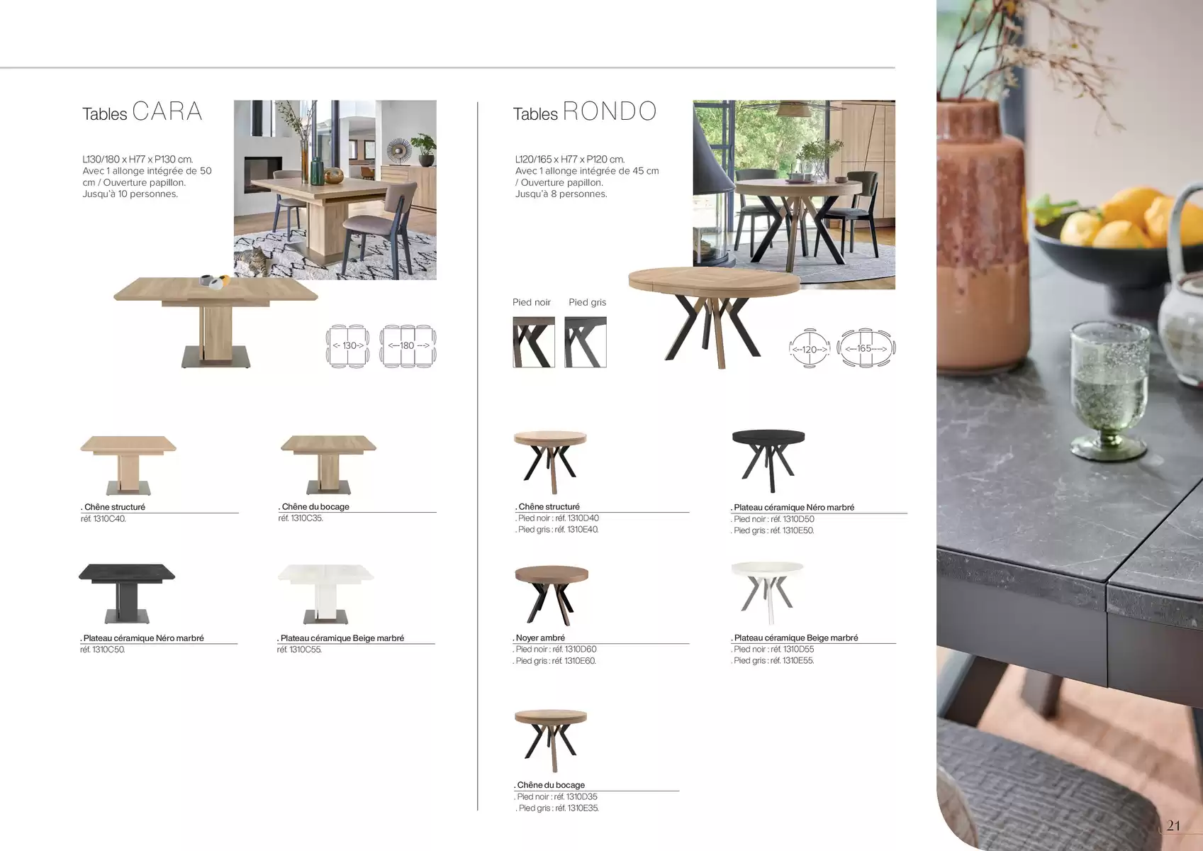 Catalogue Collection Tables & chaises, page 00021