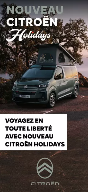 Promos de Auto et Moto à Creil | Citroën Nouveau Holidays C-BOOK sur Citroën | 15/01/2025 - 15/01/2026