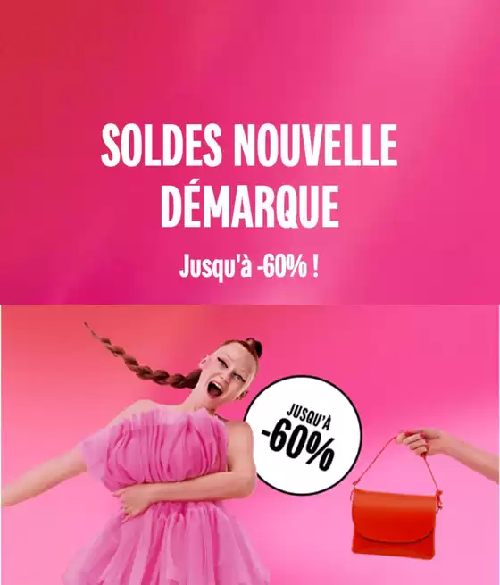 Nouvelle démarque : jusqu'à -60% !