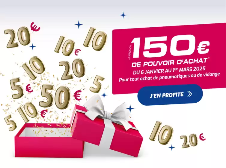 Jusqu'à 150€ de pouvoir d'achat !