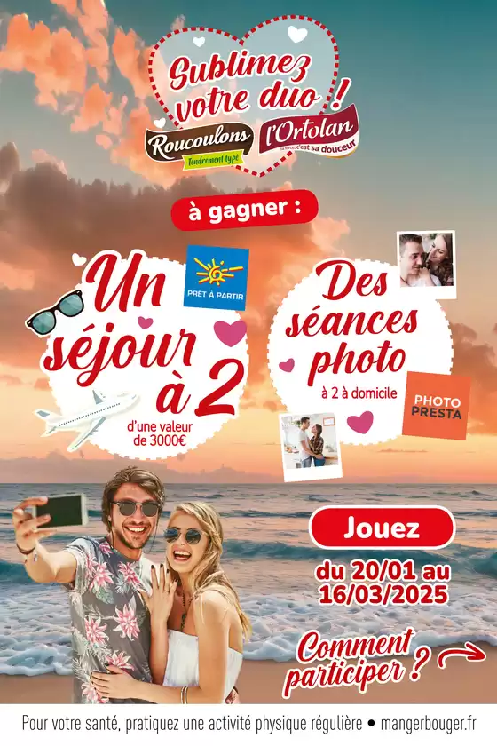 Participez au jeu concours et remportez un séjour à 2 ou des shooting photo