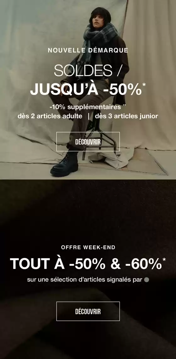 SOLDES jusqu'à -50 %