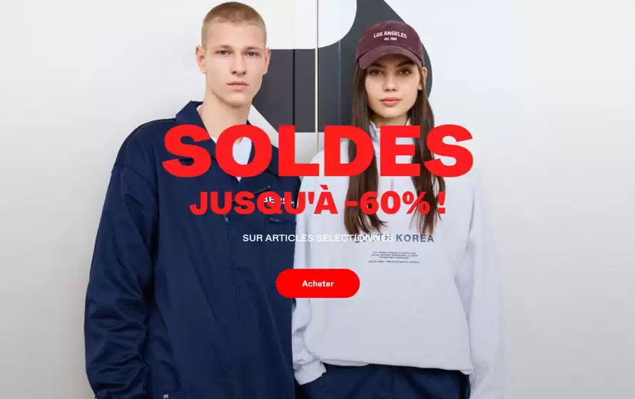 SOLDES jusqu'à -60 %
