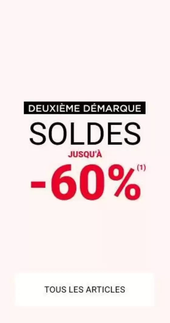 SOLDES jusqu'à -60 %