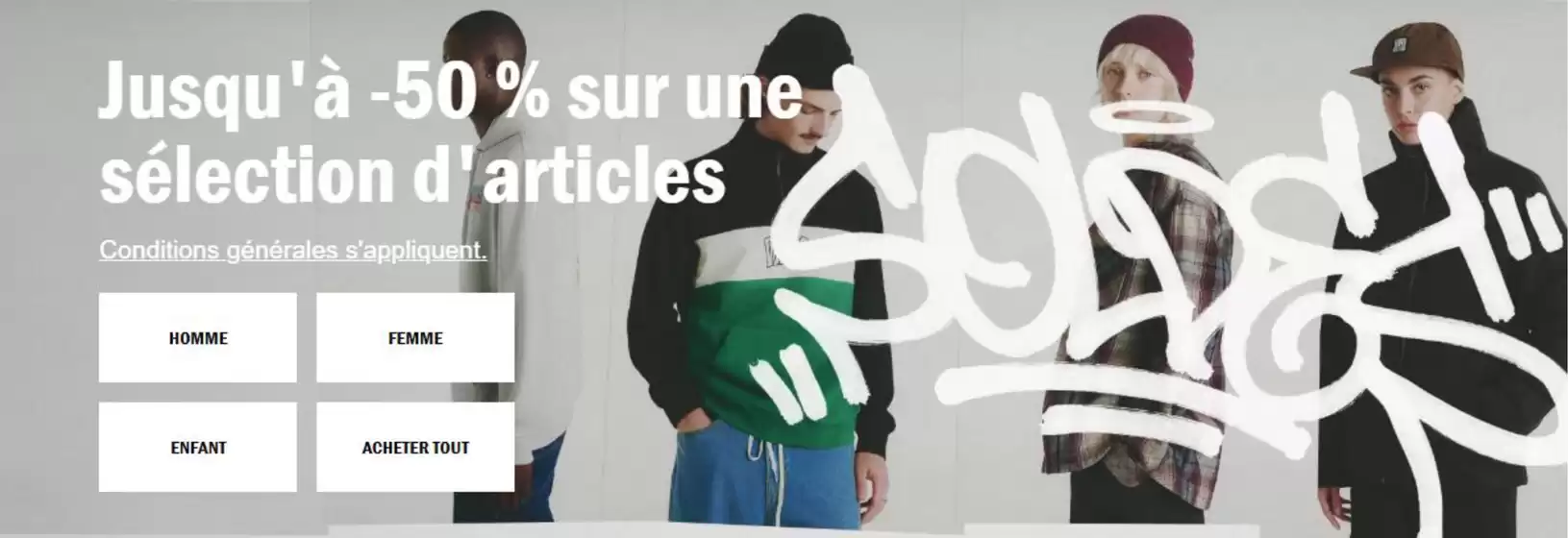 SOLDES jusqu'à -50 %