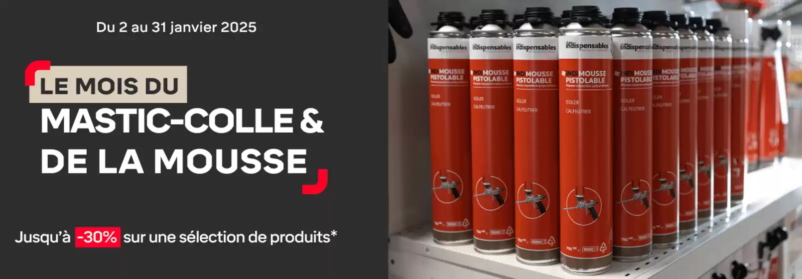 Jusqu'à -30% sur une sélection de produits