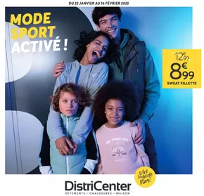 Promos de Mode à Baud | Mode sport activé ! sur DistriCenter | 22/01/2025 - 16/02/2025