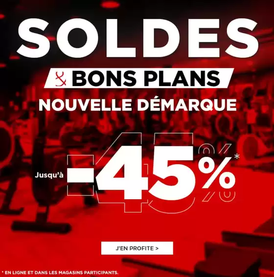 Catalogue Fitness Boutique à Lille | Soldes et bons plans 2025 Matériel - FitnessBoutique MATERIEL | 22/01/2025 - 04/02/2025