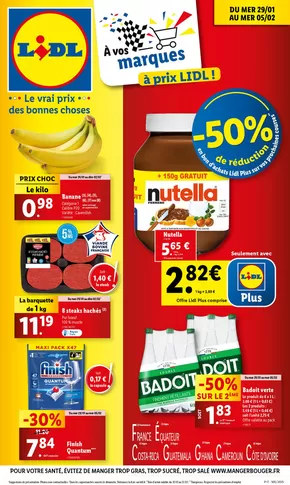 Catalogue Lidl à Haguenau | Retrouvez des promotions exceptionnelles sur une large sélection de produits! | 29/01/2025 - 05/02/2025