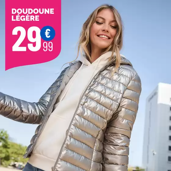 La doudoune légère qui a tout pour plaire !