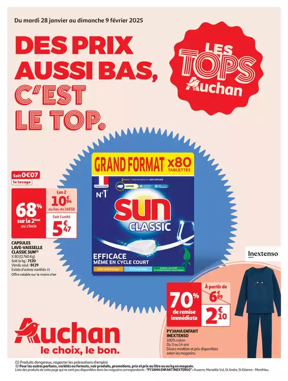 Des prix aussi bas, c'est le Top