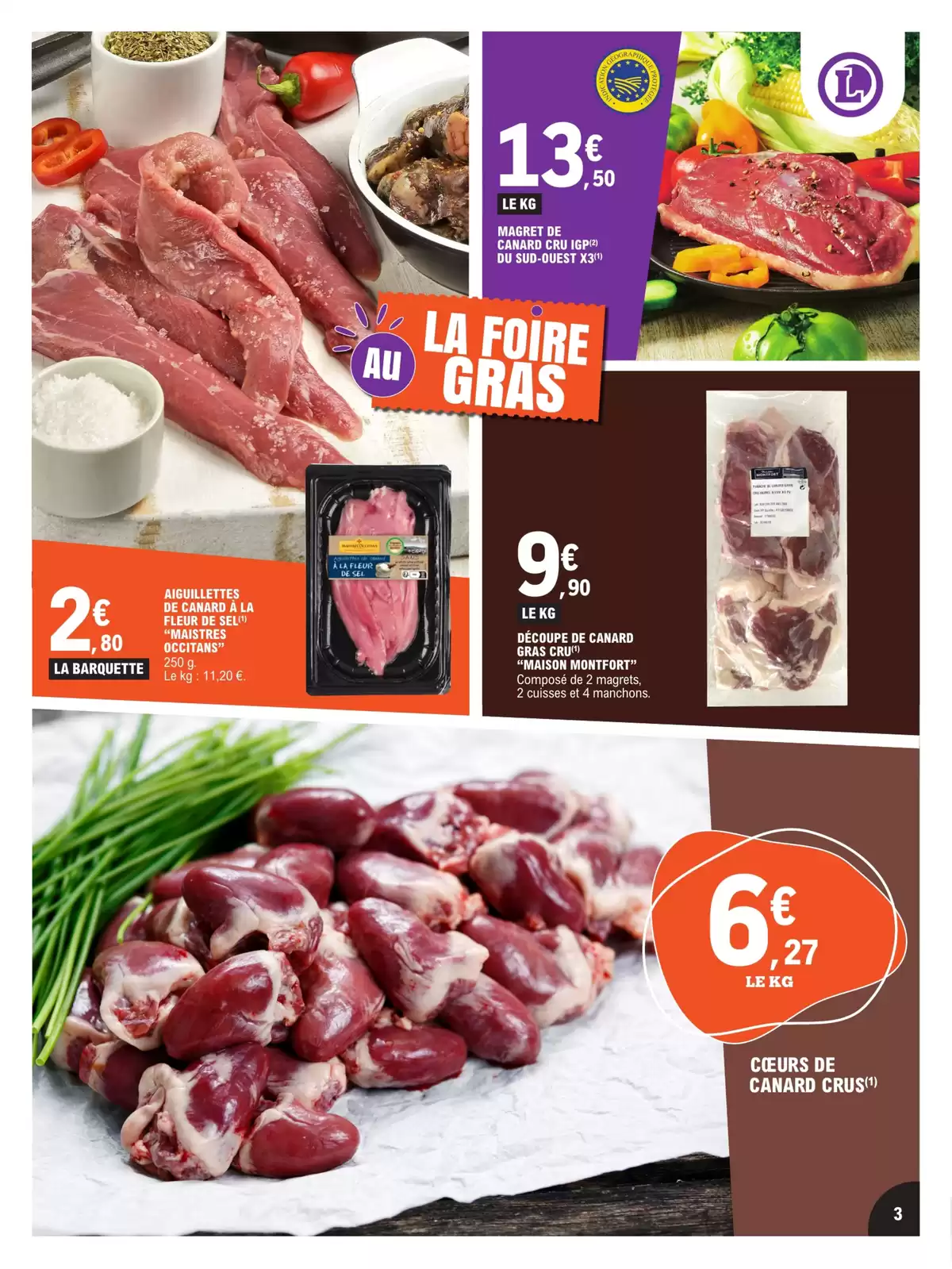 Catalogue FOIRE AU GRAS ET A LA VOLAILLE, page 00003