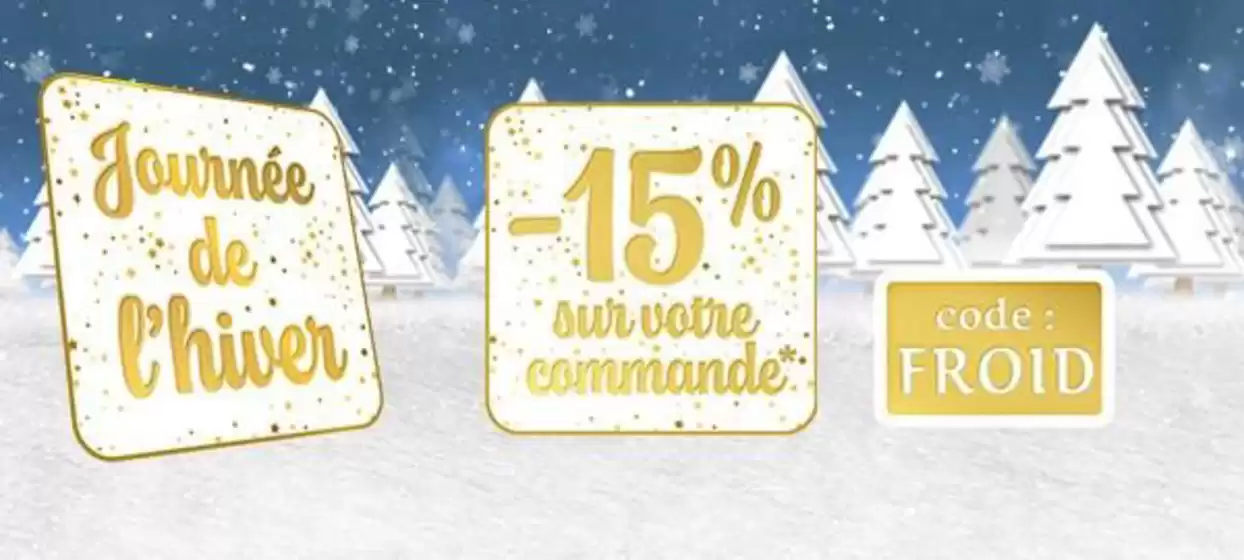 La Journée de l'Hiver : -15%
