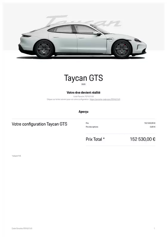 Catalogue Porsche à Strasbourg | Taycan GTS | 27/01/2025 - 30/04/2025