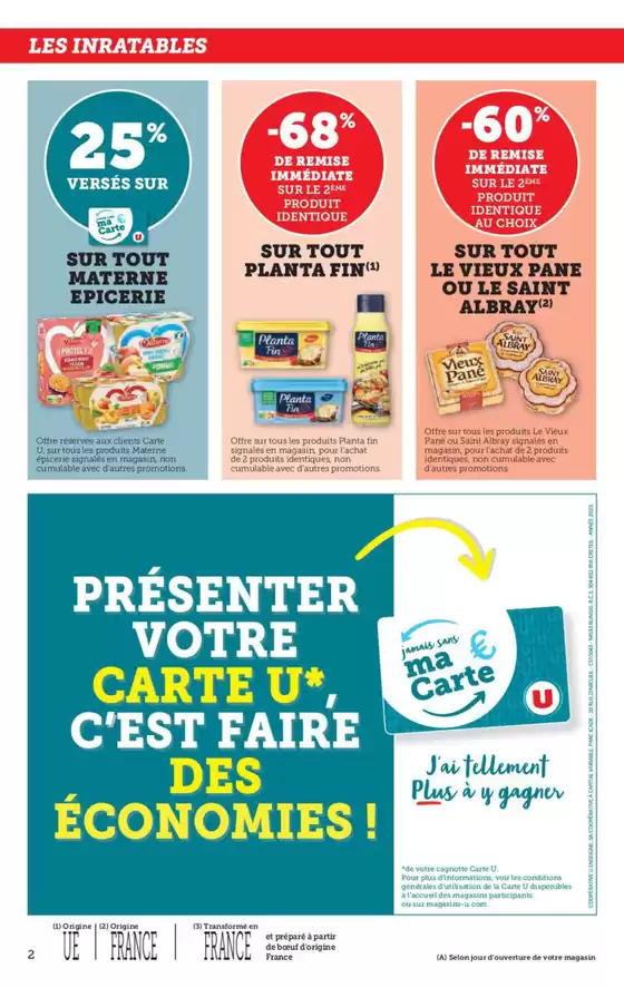 Catalogue U Express à Villeneuve-d'Ascq | Les prix bas de la semaine | 28/01/2025 - 02/02/2025