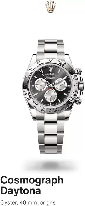 Catalogue Rolex à Paris | Rolex Cosmograph Daytona | 29/01/2025 - 29/01/2026