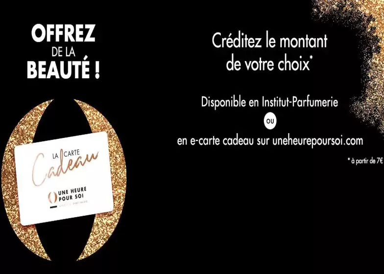 Catalogue Une heure pour soi à Luçon | Offrez de la beaute! | 29/01/2025 - 28/03/2025