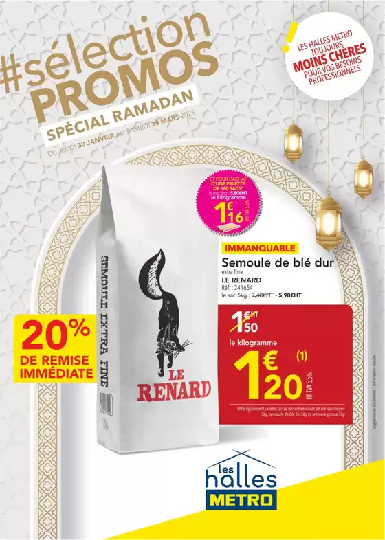 Catalogue Metro à Lille | Metro #Sélection Promos Spécial Ramadan | 30/01/2025 - 29/03/2025