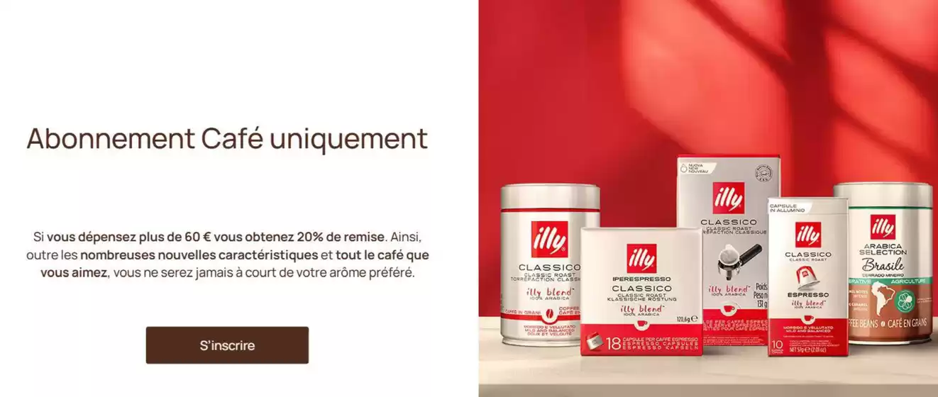 Catalogue Illy à Paris | Abonnements Offres | 30/01/2025 - 28/02/2025