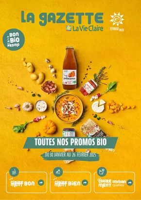 Promos de Magasins Bio à Libourne | FÉVRIER 2025 sur La Vie Claire | 31/01/2025 - 26/02/2025