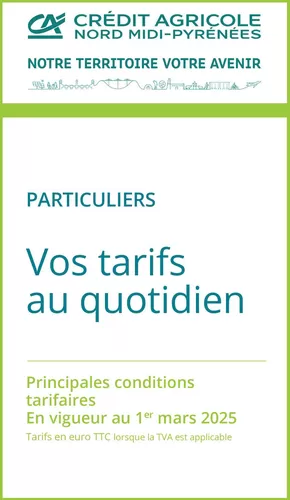 Promos de Banques et Assurances à Roissy-en-Brie | Particuliers  sur Crédit Agricole | 31/01/2025 - 31/07/2025