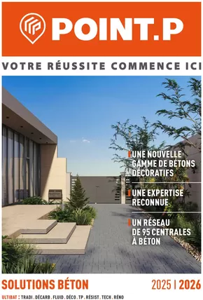 Promos de Bricolage à Conflans-Sainte-Honorine | Guide Béton 2025-2026 sur Point P | 31/01/2025 - 31/12/2026