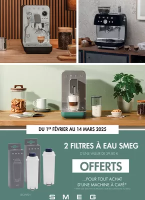 Catalogue Copra à Fronton | Smeg vous offre 2 filtres à eau d'une valeur de 29,80 € | 01/02/2025 - 14/03/2025