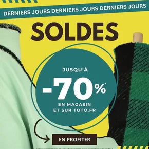 Catalogue Toto à Strasbourg | DERNIERS JOURS DES SOLDES CHEZ TOTO ! | 03/02/2025 - 18/02/2025