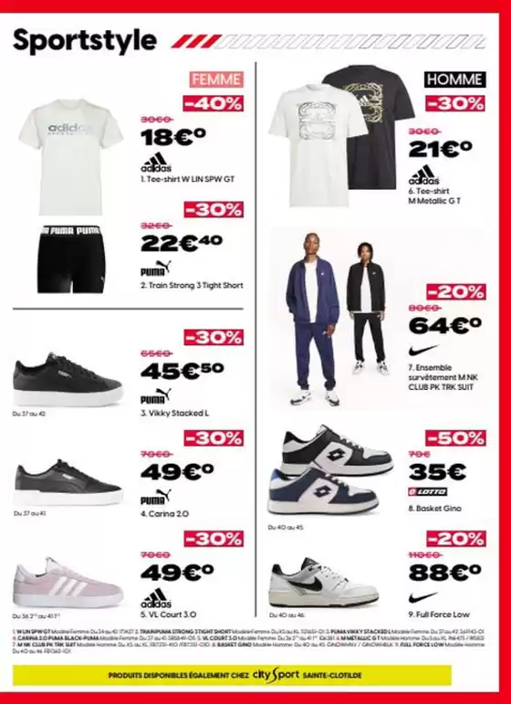 Catalogue City Sport à Le Crès | Soldes | 03/02/2025 - 28/02/2025