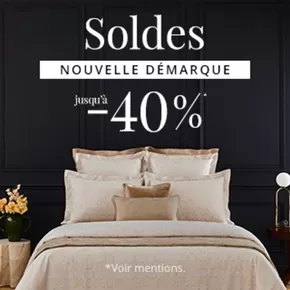 Promos de Meubles et Décoration à Tassin-la-Demi-Lune | Le Blanc Jusqu'à -40% sur Yves Delorme | 03/02/2025 - 17/02/2025