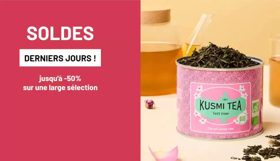 Catalogue Kusmi Tea à Neuilly-sur-Seine | Soldes Jusqu'à -50% | 03/02/2025 - 17/02/2025