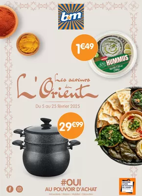 Promos de Bazar et Déstockage à Suresnes | Saveur d’Orient sur B&M | 05/02/2025 - 25/02/2025