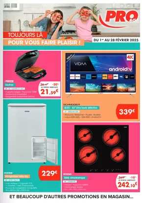 Promos de Meubles et Décoration à Brioude | Toujours là pour vous faire plaisir ! sur PRO&Cie | 04/02/2025 - 28/02/2025