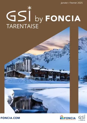 Promos de Services à Aire-sur-la-Lys | GSI by Foncia Tarentaise sur Foncia | 04/02/2025 - 28/02/2025