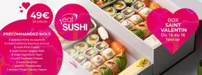 Promos de Restaurants à Vern-sur-Seiche | Saint Valentin Offres sur Eat Sushi | 14/02/2025 - 16/02/2025