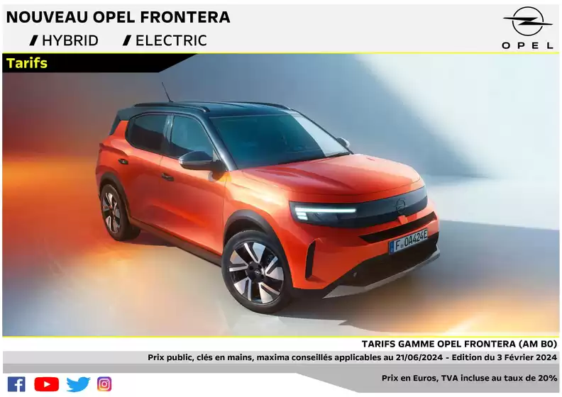 Catalogue Opel à Lanester | Opel Nouveau Frontera | 05/02/2025 - 05/02/2026