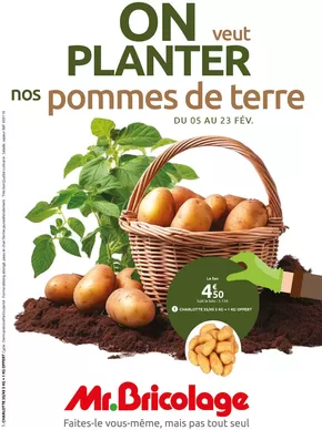 Promos de Bricolage à Carnac | ON VEUT PLANTER nos pommes de terre sur Mr Bricolage | 05/02/2025 - 23/02/2025