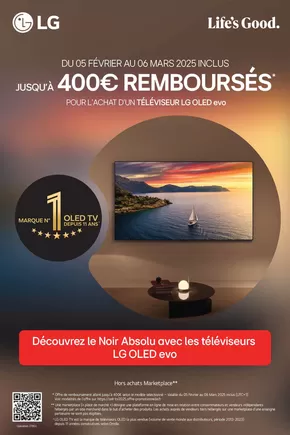 Catalogue MDA à Mâcon | LG Jusqu'à 400€ remboursés | 05/02/2025 - 06/03/2025