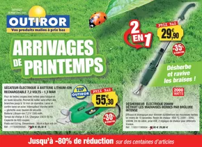 Promos de Jardineries et Animaleries à Auxonne | Arrivages de printemps sur Outiror | 06/02/2025 - 31/05/2025