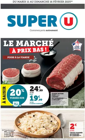 Catalogue Super U à Vannes | Jour de Marché Ouest | 11/02/2025 - 16/02/2025