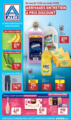 Catalogue Aldi à La Bresse | ARRIVAGES ENTRETIEN À PRIX DISCOUNT | 11/02/2025 - 17/02/2025